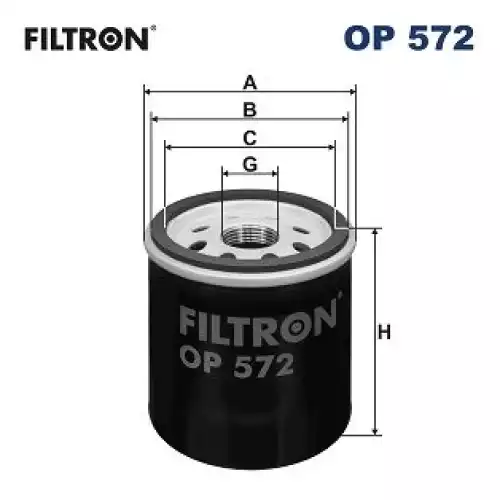 FILTRON Yağ Filtre OP572