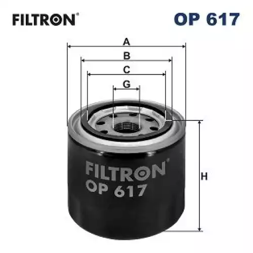FILTRON Yağ Filtre OP617