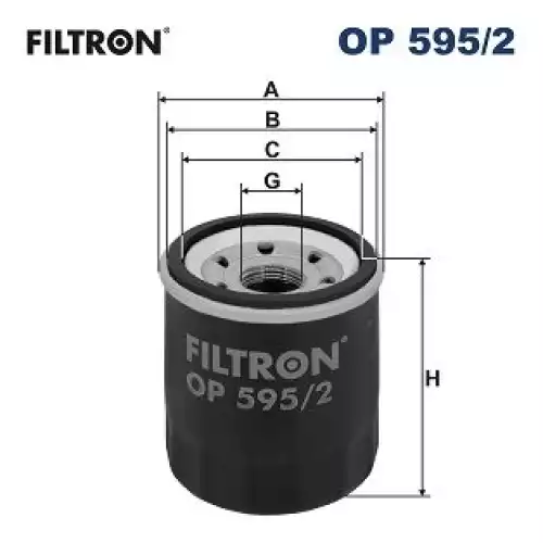 FILTRON Yağ Filtre OP595/2