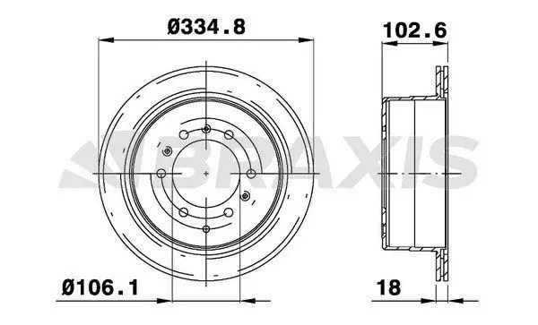 BRAXIS Arka Fren Diski
