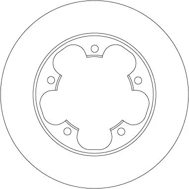 TRW Arka Fren Diski DF6748 1055468. Görsel