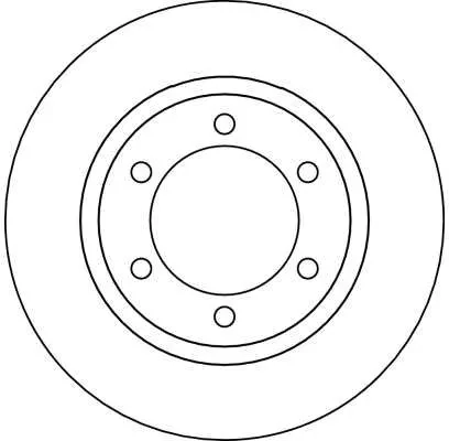 TRW Ön Fren Diski Havalı 319.6.mm DF4115 1057152. Görsel