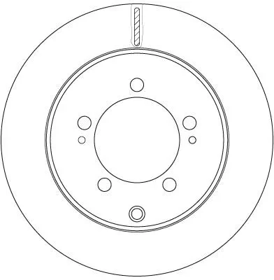TRW Arka Fren Diski Havalı 282.5.mm DF6274 1057555. Görsel