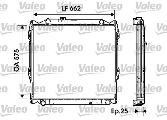 VALEO Motor Su Radyatörü