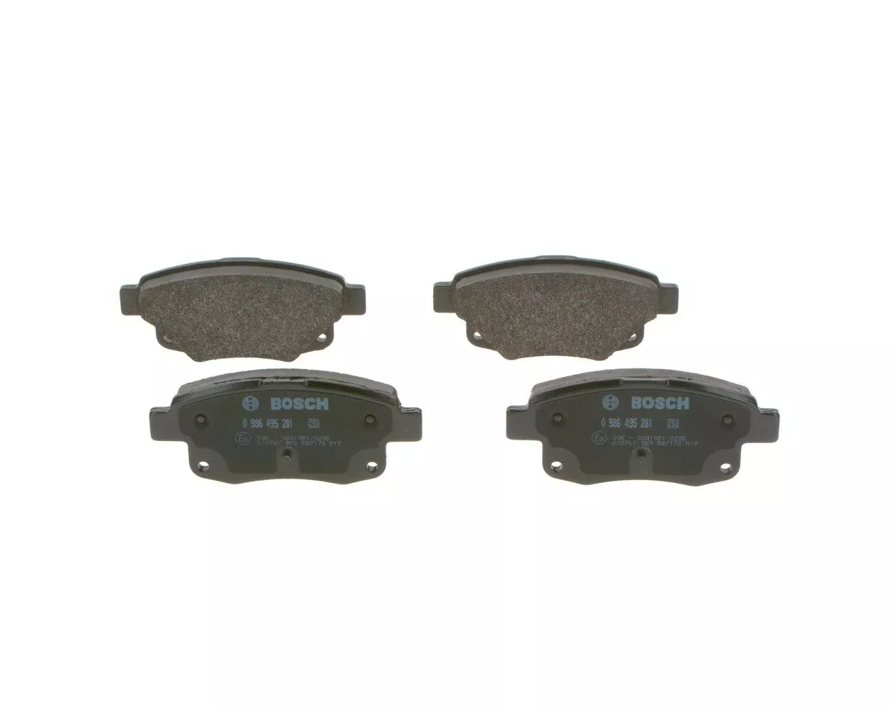 BOSCH Arka Fren Balatası Tk 0986495281 1106743. Görsel