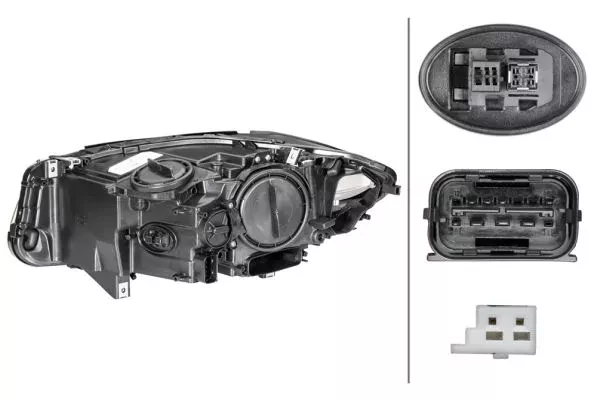 HELLA Far Adaptivli Sağ Bi-Xenom 1ZS010131621 1122882. Görsel