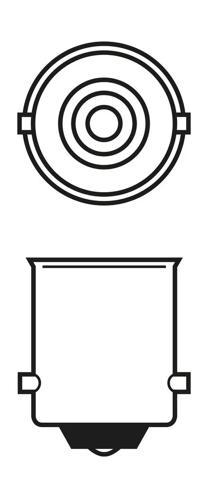 BOSCH Ampül 24V R18W Ba15S TruckLight 1987302523 1144467. Görsel