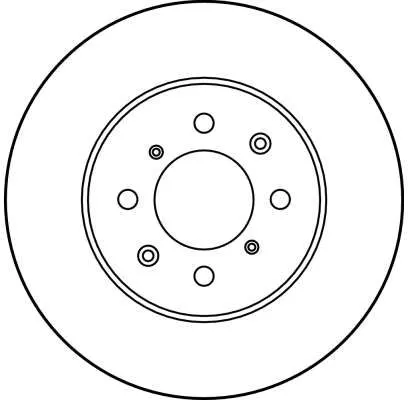 TRW Ön Fren Diski Havalı 262.4mm Takım DF3021 1149012. Görsel