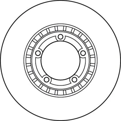 TRW Ön Fren Diski Havalı 274.5mm DF4896 1149295. Görsel
