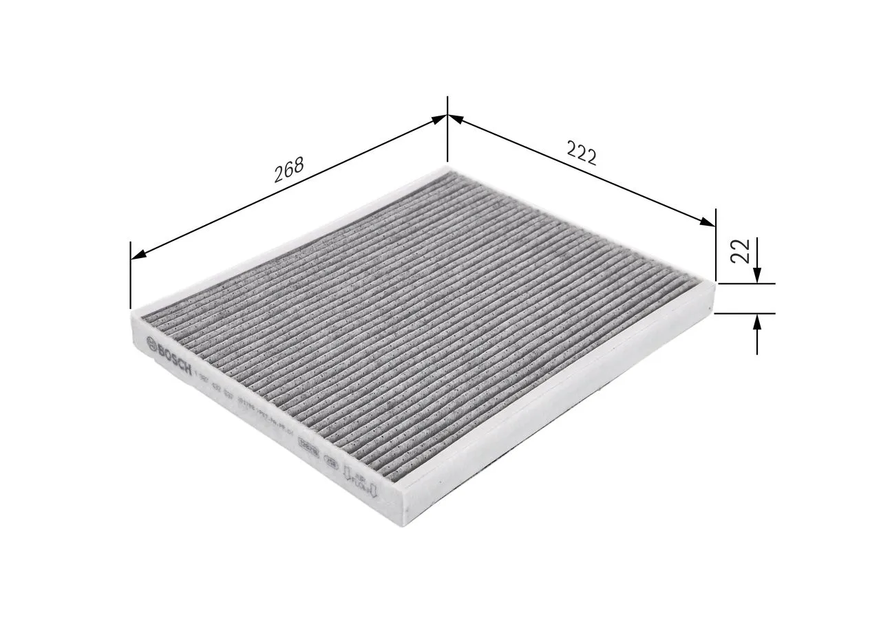 BOSCH Polen Filtre Karbonlu 1987432537 1149386. Görsel