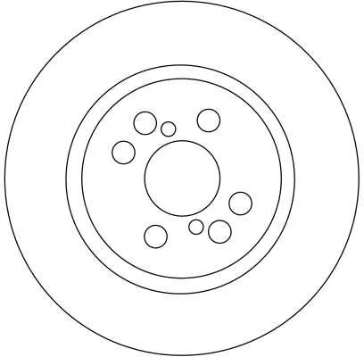 TRW Ön Fren Diski Havalı 295mm Adet X2 DF4415S 1149679. Görsel