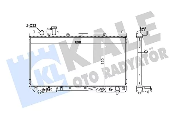KALE Motor Su Radyatörü